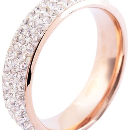 Akzent Damen-Ring aus Edelstahl