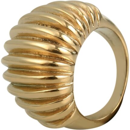 Akzent Damen-Ring aus Edelstahl