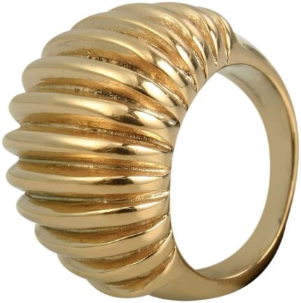 Akzent Damen-Ring aus Edelstahl