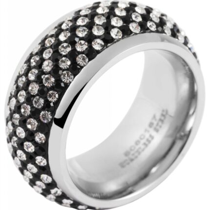 Akzent Damen-Ring aus Edelstahl