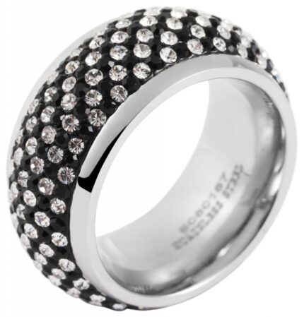 Akzent Damen-Ring aus Edelstahl