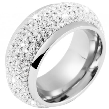 Akzent Damen-Ring aus Edelstahl