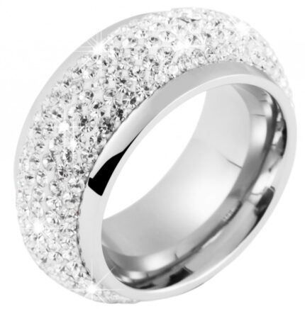 Akzent Damen-Ring aus Edelstahl