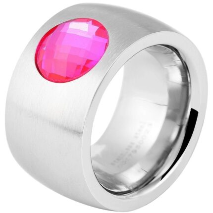 Akzent Damen-Ring aus Edelstahl