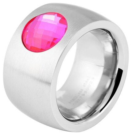 Akzent Damen-Ring aus Edelstahl