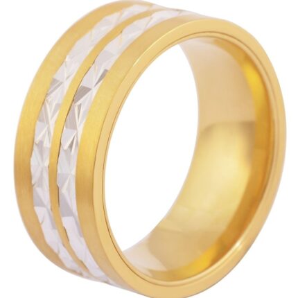 Akzent Herren-Ring aus Edelstahl