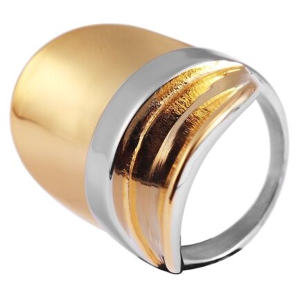 Akzent Damen-Ring aus Edelstahl