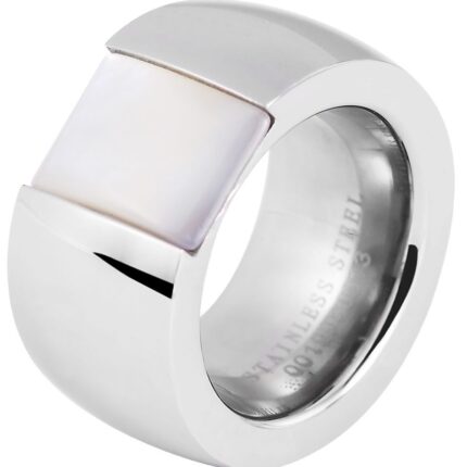 Akzent Damen-Ring aus Edelstahl