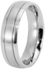 Akzent Herrenring aus Edelstahl, silberfarbig - Image 2