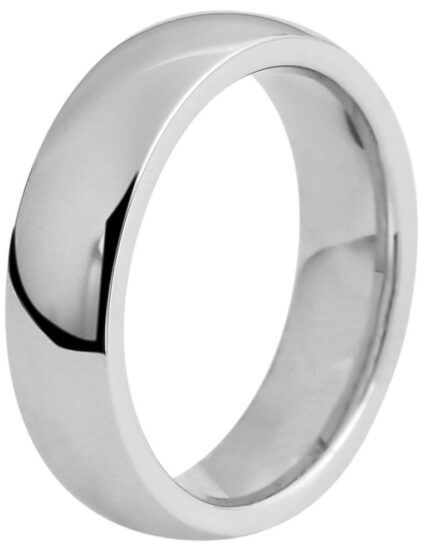 Akzent Herren-Partnerring aus Edelstahl