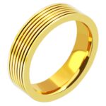 Akzent Herren Edelstahl Partnerring