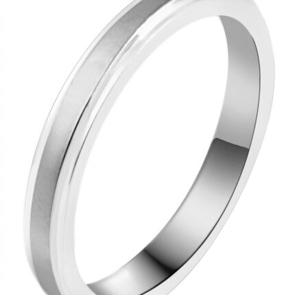 Edelstahl Herren-Partnerring aus Edelstahl