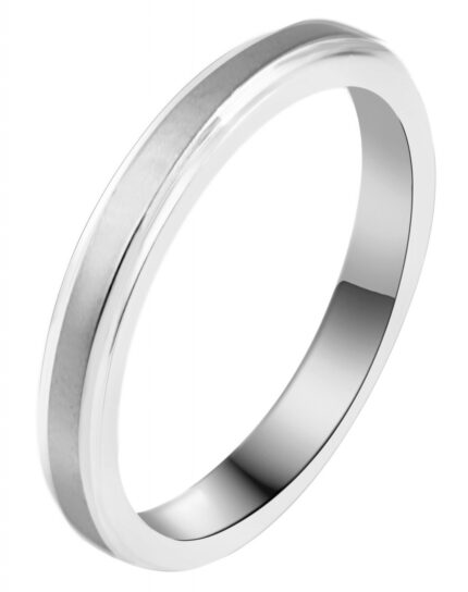 Edelstahl Herren-Partnerring aus Edelstahl