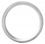 Akzent Herren-Partnerring, Edelstahl, sandgestrahlt, silberfarben - Image 3