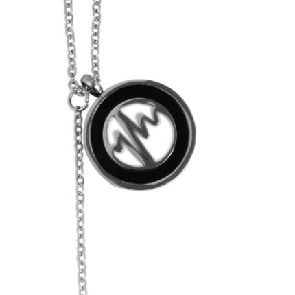 Edelstahl Schmuckset, Kette 43 + 5cm mit Anhänger + Ohrringe