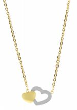 Akzent Schmuckset mit Kette und Ohrstecker, Edelstahl, Herz - Image 8