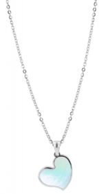 Akzent Schmuckset "Jorvina" mit Kette und Ohrsteckern, Edelstahl und Perlmutt - Image 2