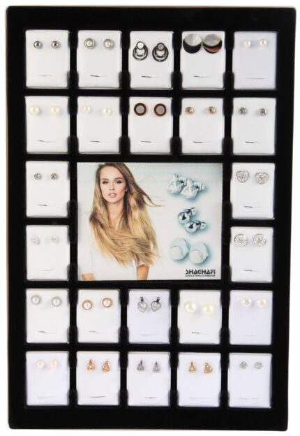 Display und/oder 24 Paar Edelstahlohrstecker, Mix
