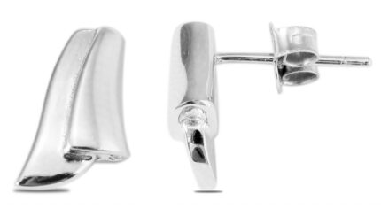 925/- Echt Silber Ohrstecker "Dora" 925/rhodiniert