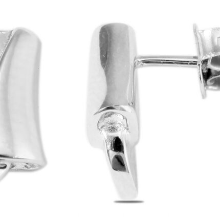 925/- Echt Silber Ohrstecker "Dora" 925/rhodiniert