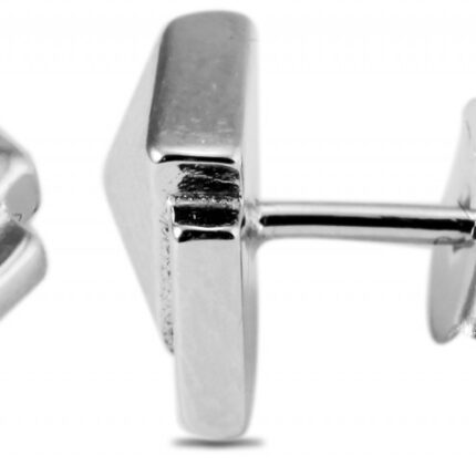 925/- Echt Silber Ohrstecker "Vina" nietenförmig, 925/rhodiniert