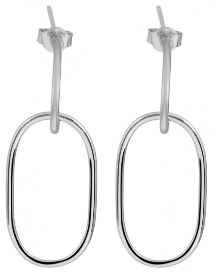 925/- Echt Silber Ohrringe "Ilvy" 925/rhodiniert - Image 3