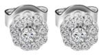925/- Echt Silber Ohrstecker mit Zirkoniabesatz, 925/rhodiniert - Image 3
