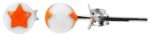 925/- Echt Silber Kinder Ohrstecker "Astrid", Perle mit Stern - Image 10