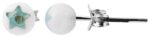925/- Echt Silber Kinder Ohrstecker "Astrid", Perle mit Stern - Image 13