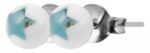 925/- Echt Silber Kinder Ohrstecker "Astrid", Perle mit Stern - Image 14