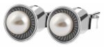 925/- Echt Silber Ohrstecker "Elira" mit Süßwasserperle, 925/rhodiniert - Image 2