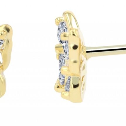 925/- Echtsilber Ohrstecker "Sabela ", Schmetterling mit Besatz