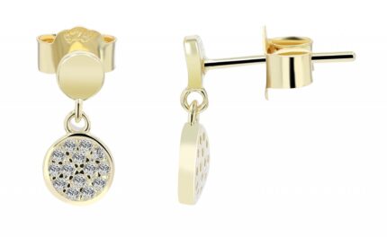 925/- Echt Silber Ohrstecker "Elimar", vergoldet oder rhodiniert