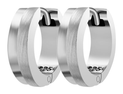 925/- Echt Silber Klapp-Creole "Enja"