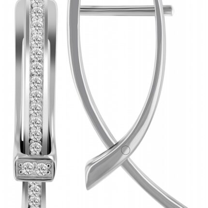 925/- Echt Silber Klapp-Creolen "Aurela"