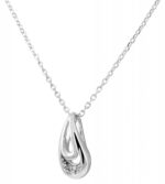 925/- Echt Silber Anhänger ohne Kette "Maiga", tropfenform, Zirkoniabesatz, 9... - Image 3