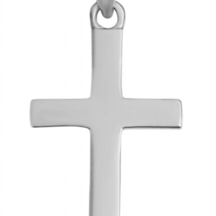 925 Echt Silber Kreuzanhänger ohne Kette, 925/rhodiniert