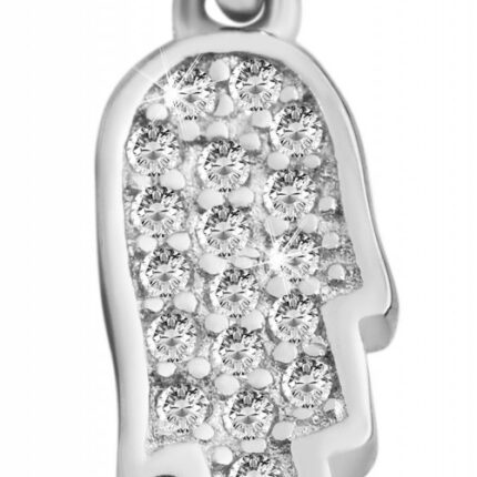 925/- Echt Silber Anhänger ohne Kette "Shafiqa", Flügel mit Zirkoniabesatz, 9...