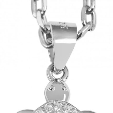 925/- Echt Silber Anhänger ohne Kette "Josy", Schildkröte mit Zirkoniabesatz,...