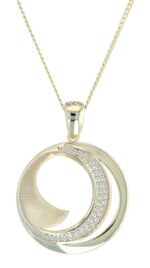 925/- Echt Silber Anhänger ohne Kette "Inori", Zirkoniabesatz, 925/rhodiniert - Image 4
