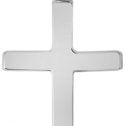 925/- Echt Silber Anhänger ohne Kette "Alani", Kreuz, matt/poliert, 925/rhodi...