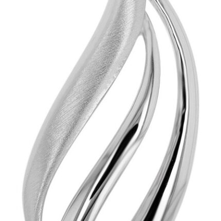 925/- Echt Silber Anhänger "Eclatique", rhodiniert, matt/poliert