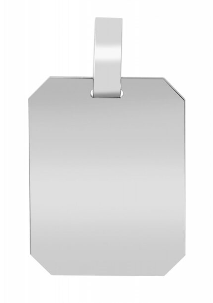 925/- Echt Silber DogTag Anhänger "Schila" (ohne Kette), poliert, gravurfähig...