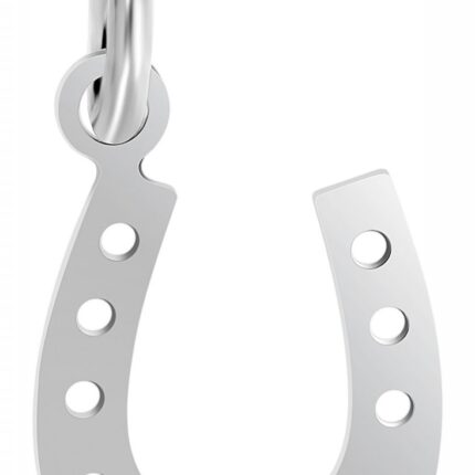 925/- Echt Silber Anhänger "Avery" (ohne Kette), Hufeisen, rhodiniert