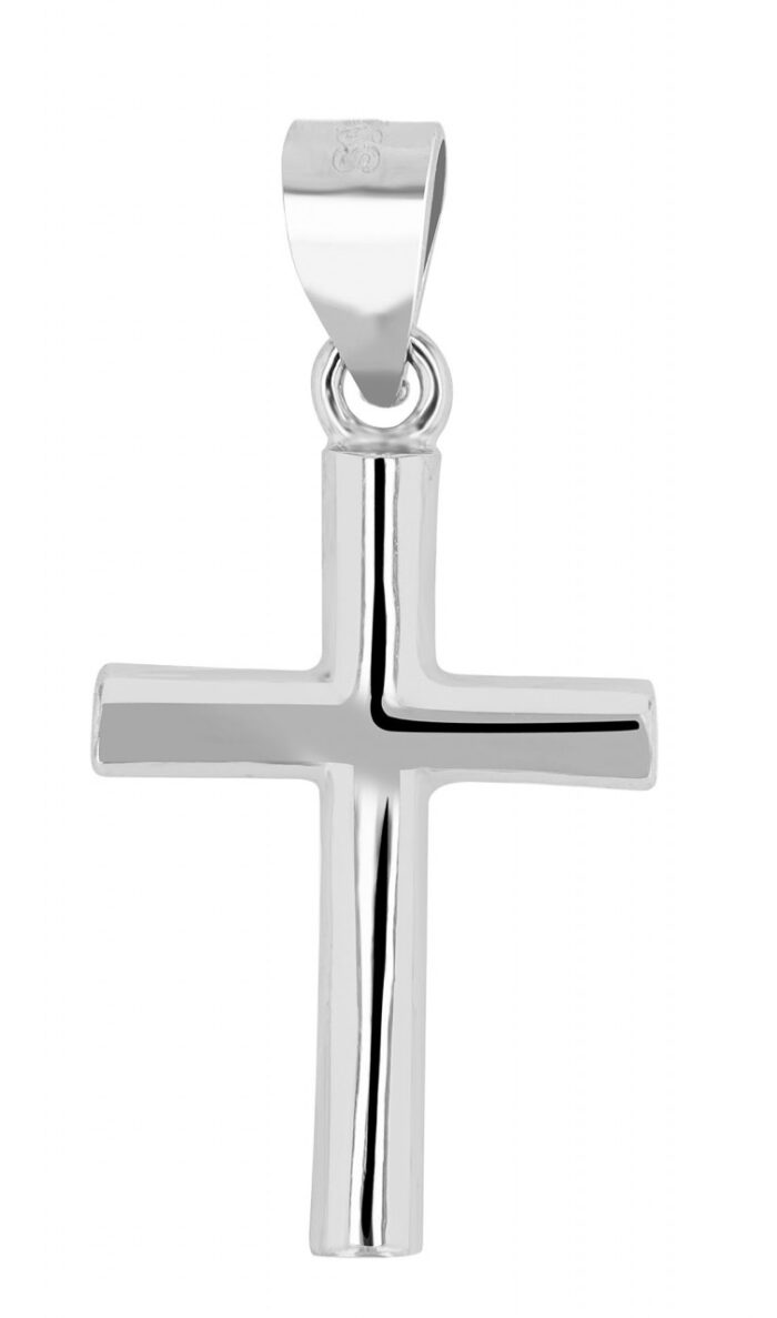925er Sterlingsilber Kreuzanhänger "Avium", rhodiniert - Image 1