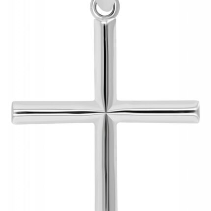 925er Sterlingsilber Kreuzanhänger "Flavio", rhodiniert