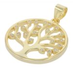925/- Echt Silber Lebensbaum-Anhänger "Nerys", vergoldet oder rhodiniert - Image 2