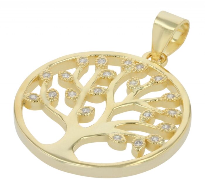 925/- Echt Silber Lebensbaum-Anhänger "Nerys", vergoldet oder rhodiniert - Image 2
