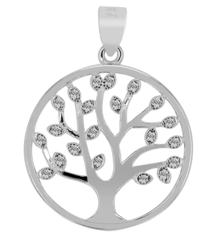 925/- Echt Silber Lebensbaum-Anhänger "Nerys", vergoldet oder rhodiniert - Image 3