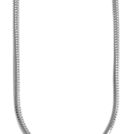 925/- Echt Silber Schlangenkette "Shadi", 925/rhodiniert, Stärke 1mm